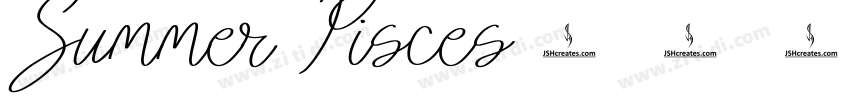 Summer Pisces字体转换